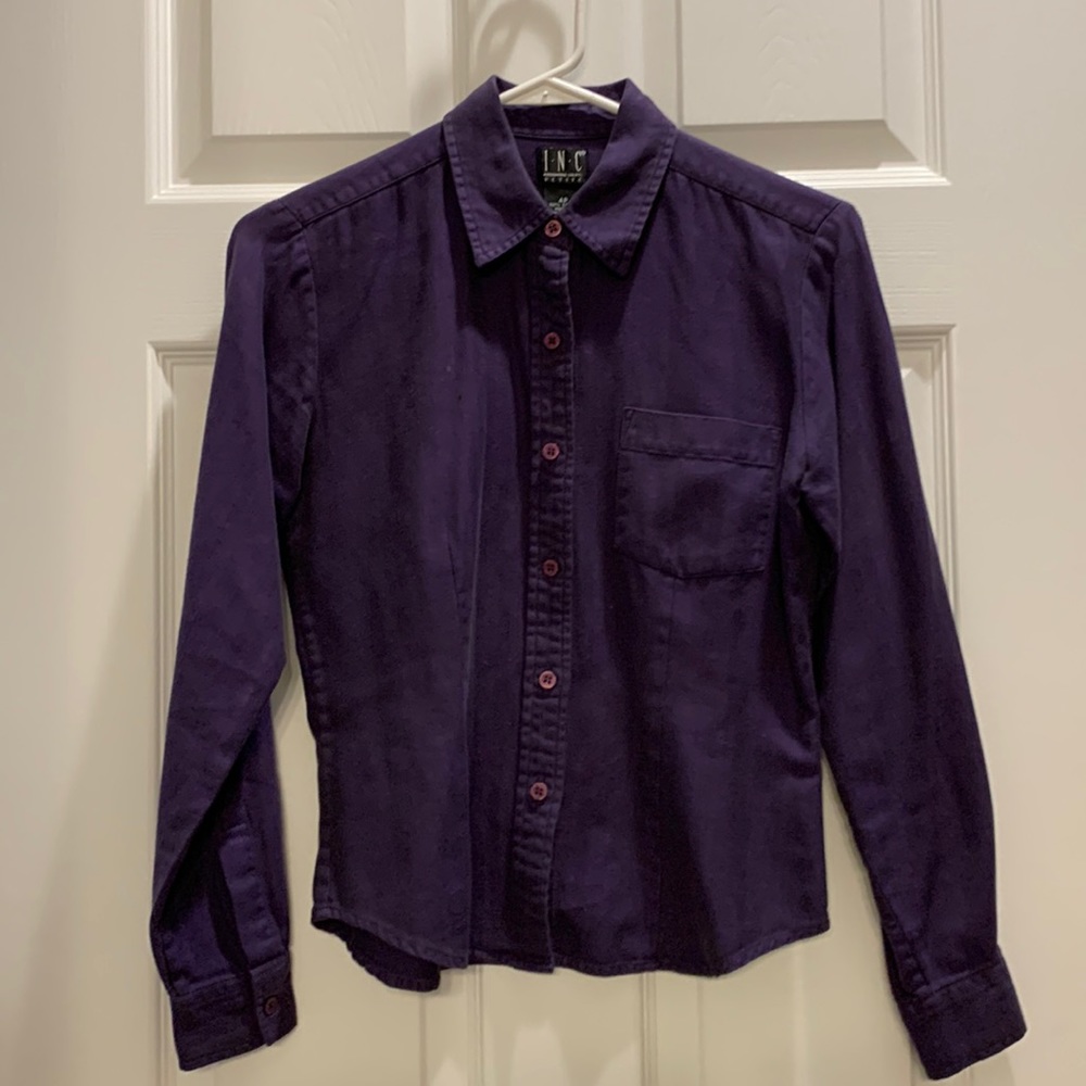 INC International Concepts 4P long sleeve blouse